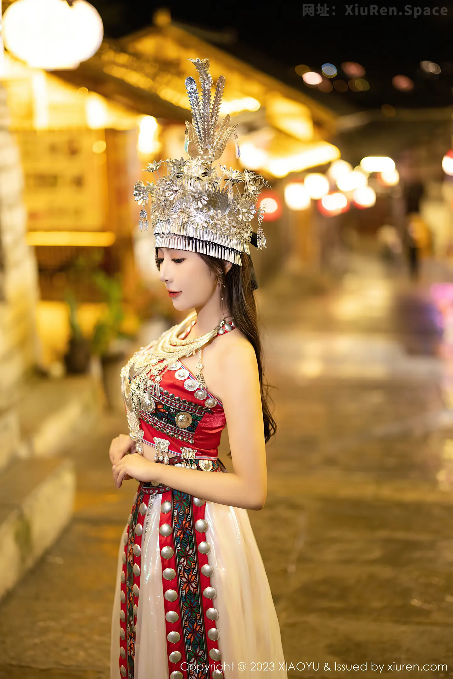 图片[3]-[XiaoYu画语界]Vol.1091 女神王馨瑶yanni性感黑色薄纱服配开档黑丝秀曼妙身姿诱惑写真82P-秀人网官方网站